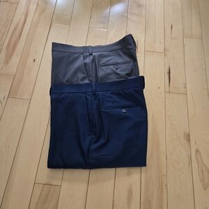 Haggar Dress Pants Black and Gray Timeless Elegance